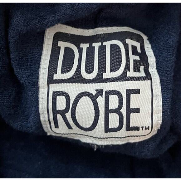 Dude Robe Blue Jersey Terry Men's Loungewear Sweatpants Size XL - Picture 4 of 5